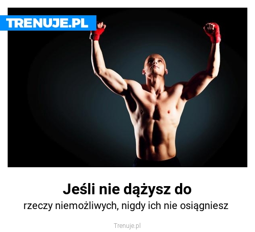 Jeśli nie dążysz do